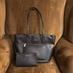 Kate Spade Staci Large Tote Set with Detachable Zip Pouch and Wristlet